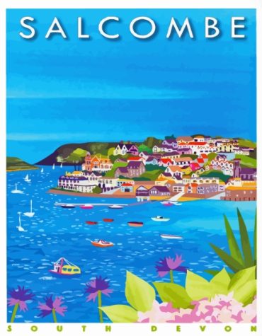 Salcombe Seaside Town Paint By Numbers