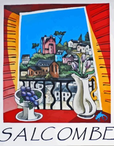 Salcombe Travel Scene Paint By Numbers