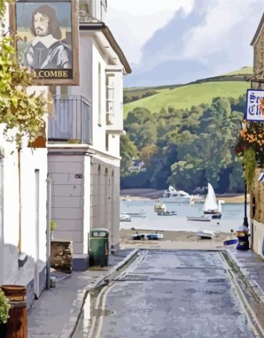 Salcombe Townscape Paint By Numbers