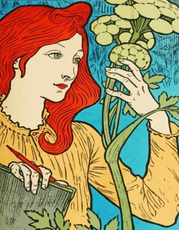 Salon des Cent Girls Paint By Numbers