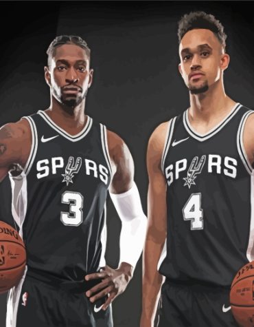 San Antonio Spurs Basketball Paint By Numbers