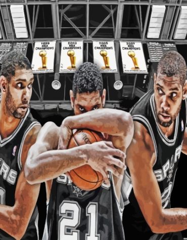 Tim Duncan Basketball Legend Paint By Numbers