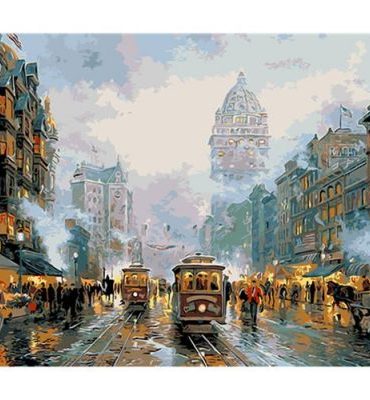 Modern San Francisco Streets Paint By Numbers
