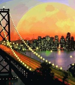 San Francisco Night Cityscape Paint By Numbers