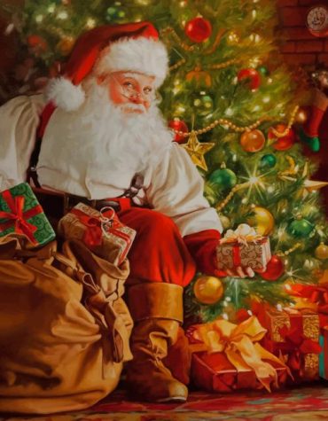 Christmas Santa Paint By Numbers