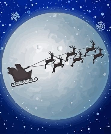 Santa Claus Christmas Paint By Numbers