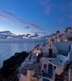 Santorini Greek Cityscape Paint By Numbers