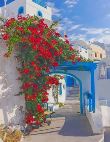 Greek Island Santorini Paint By Numbers