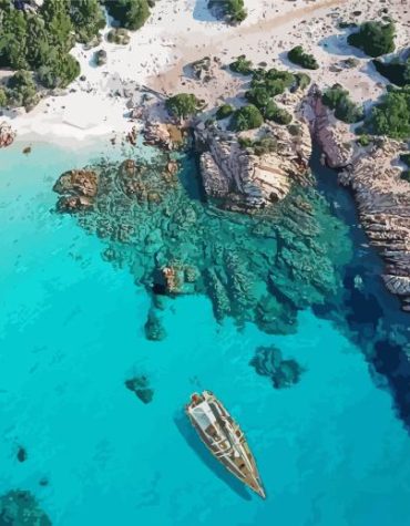 Sardinia Seascape Paint By Numbers