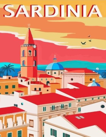 Sardinia Travel Landscape Paint By Numbers