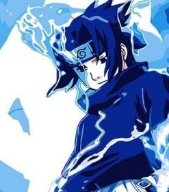 Sasuke Uchiha Anime Art Paint By Numbers