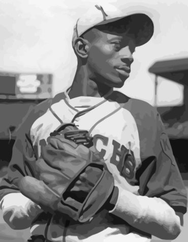 Satchel Paige Baseball Icon Paint By Numbers