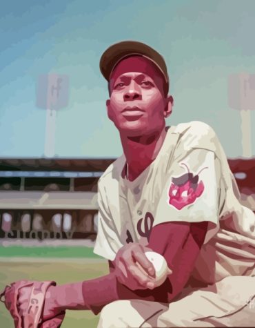 Satchel Paige Baseball Paint By Numbers