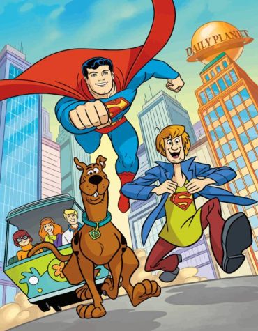 Scooby Doo Joins Superman Paint By Numbers