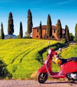Exploring Vespa Toscana Paint By Numbers