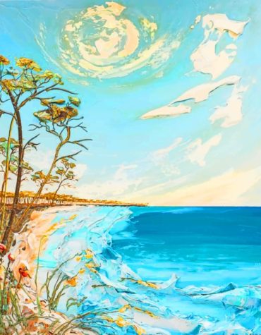 Beachside Summer Vibes Paint By Numbers