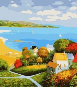 Seaside Scenery Paint By Numbers