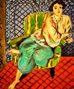 Henri Matisse Seated Odalisque Paint By Numbers