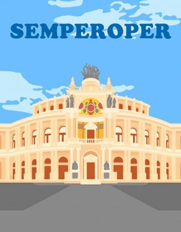 Spectacular Semperoper Dresden Paint By Numbers