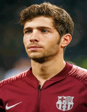 Sergi Roberto Famous Football Paint By Numbers