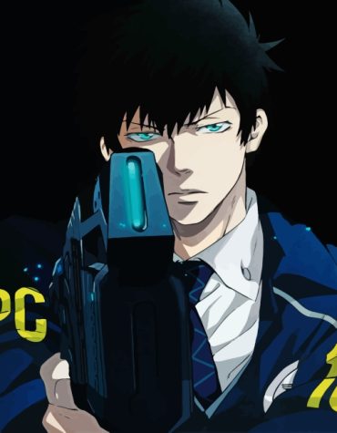 Shinya Kogami Anime Paint By Numbers