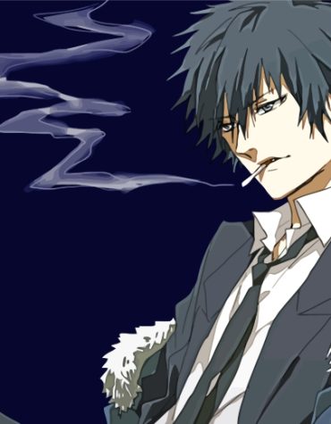 Shinya Kogami Anime Art Paint By Numbers
