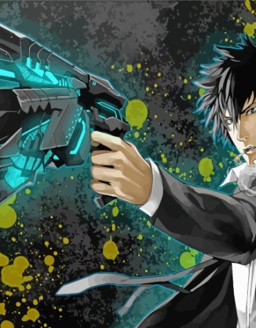 Shinya Kogami Anime Paint By Numbers