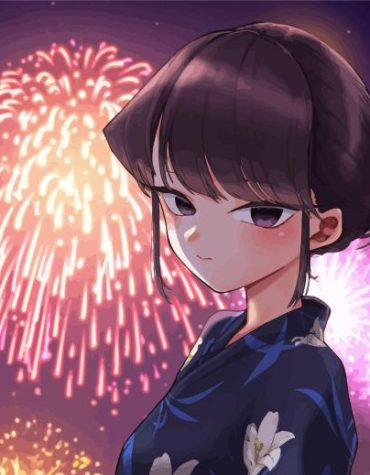 Shoko Komi Anime Paint By Numbers