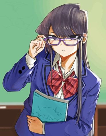 Shoko Komi Anime Style Paint By Numbers