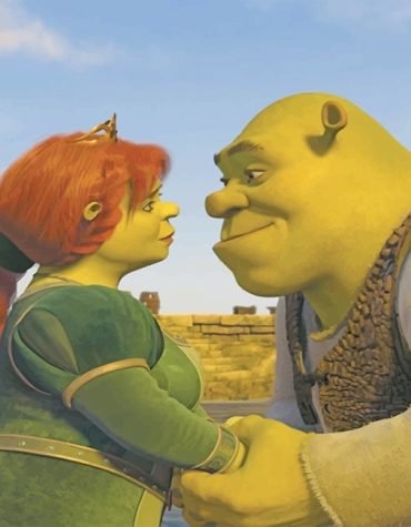 Shrek and Fiona Love Story Paint By Numbers