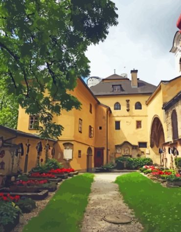 Sift Nonnberg Salzburg Monastery Paint By Numbers