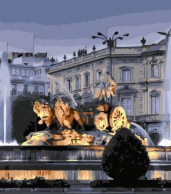 Sightseeing Madrid Architecture Paint By Numbers