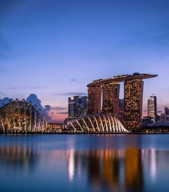 Singapore Cityscape Night Paint By Numbers