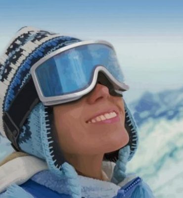 Skiing Woman Sports Paint By Numbers