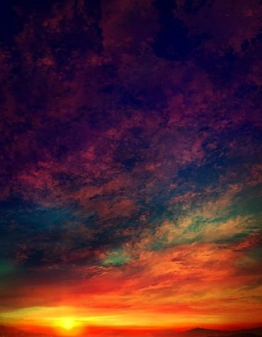 Galaxy Sunrise Landscapes Paint By Numbers