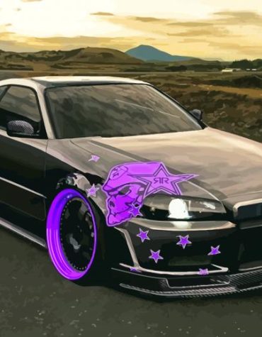 Skyline Engines Paint By Numbers