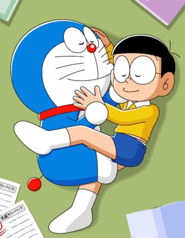 Sleepy Doraemon And Nobita Paint By Numbers