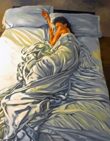 Sleepy Woman Paint By Numbers