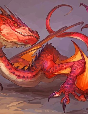 Smaug Dragon Fantasy Paint By Numbers
