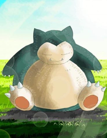 Snorlax Anime Paint By Numbers
