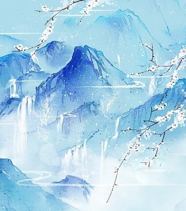 Snowy Mountain Landscape Paint By Numbers