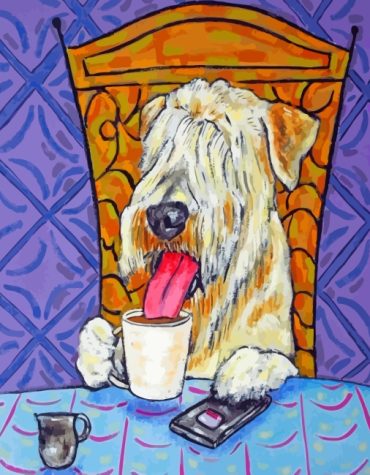 Wheaten Terrier Painting Experience Paint By Numbers