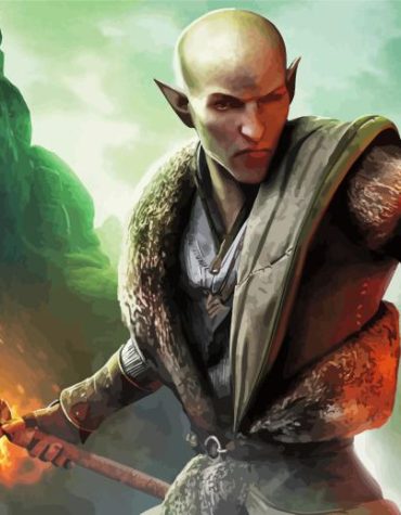 Dragon Age Solas Game Paint By Numbers