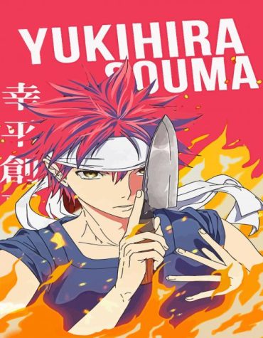 Soma Yukihira Anime Poster Paint By Numbers