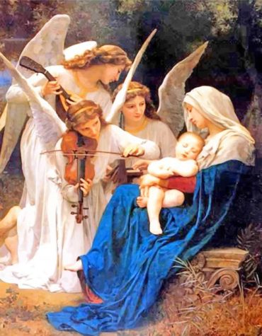 William Bouguereau Angelic Melody Paint By Numbers