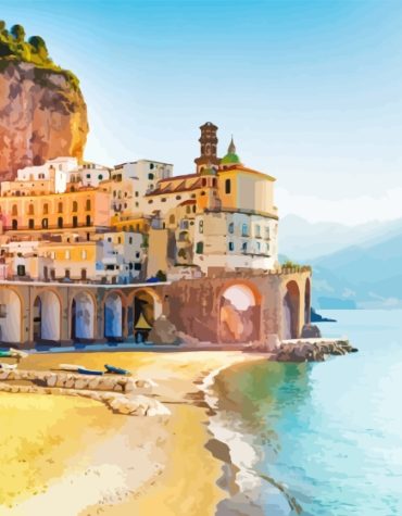 Sorrento Seaside Views Paint By Numbers