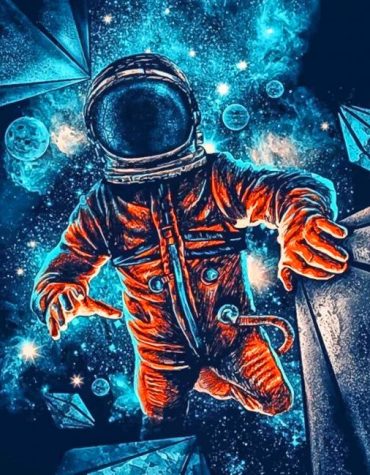 Space Astronaut Journey Paint By Numbers