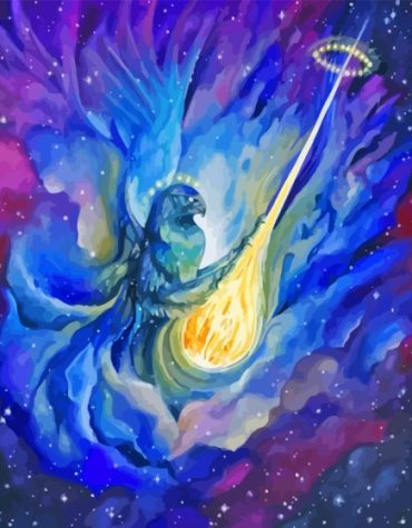 Colorful Fantasy Eagle Paint By Numbers