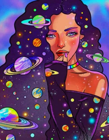 Space Girl Adventure Paint By Numbers