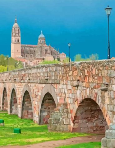 Salamanca Spanish Bridge Paint By Numbers